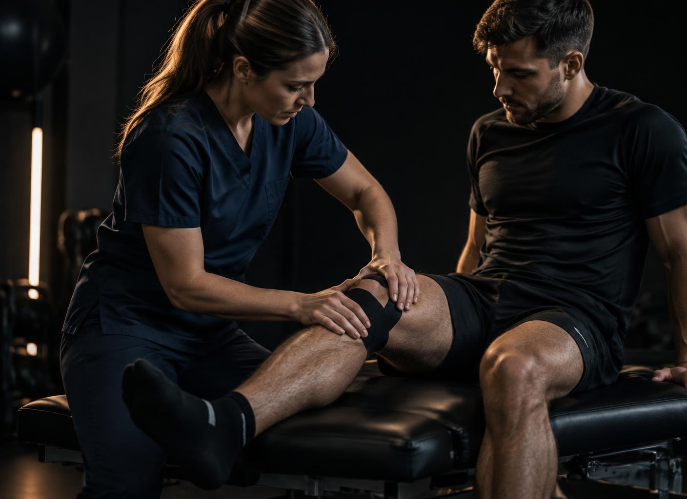 Atendimento de esportiva na PRO Fisioterapia